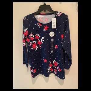 Kim Rogers Essentials Crew Neck Top